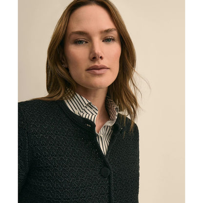 Mercerized Cotton Crochet Sweater Jacket