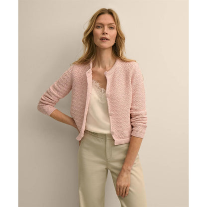 Mercerized Cotton Crochet Sweater Jacket