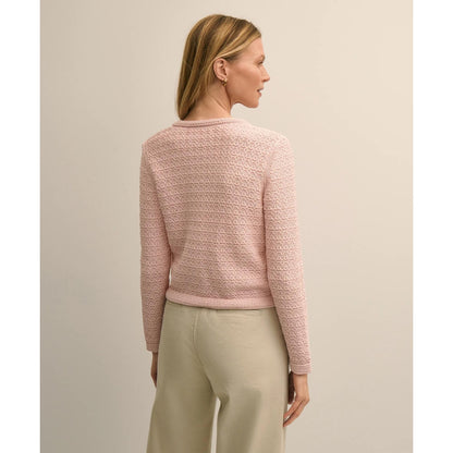 Mercerized Cotton Crochet Sweater Jacket