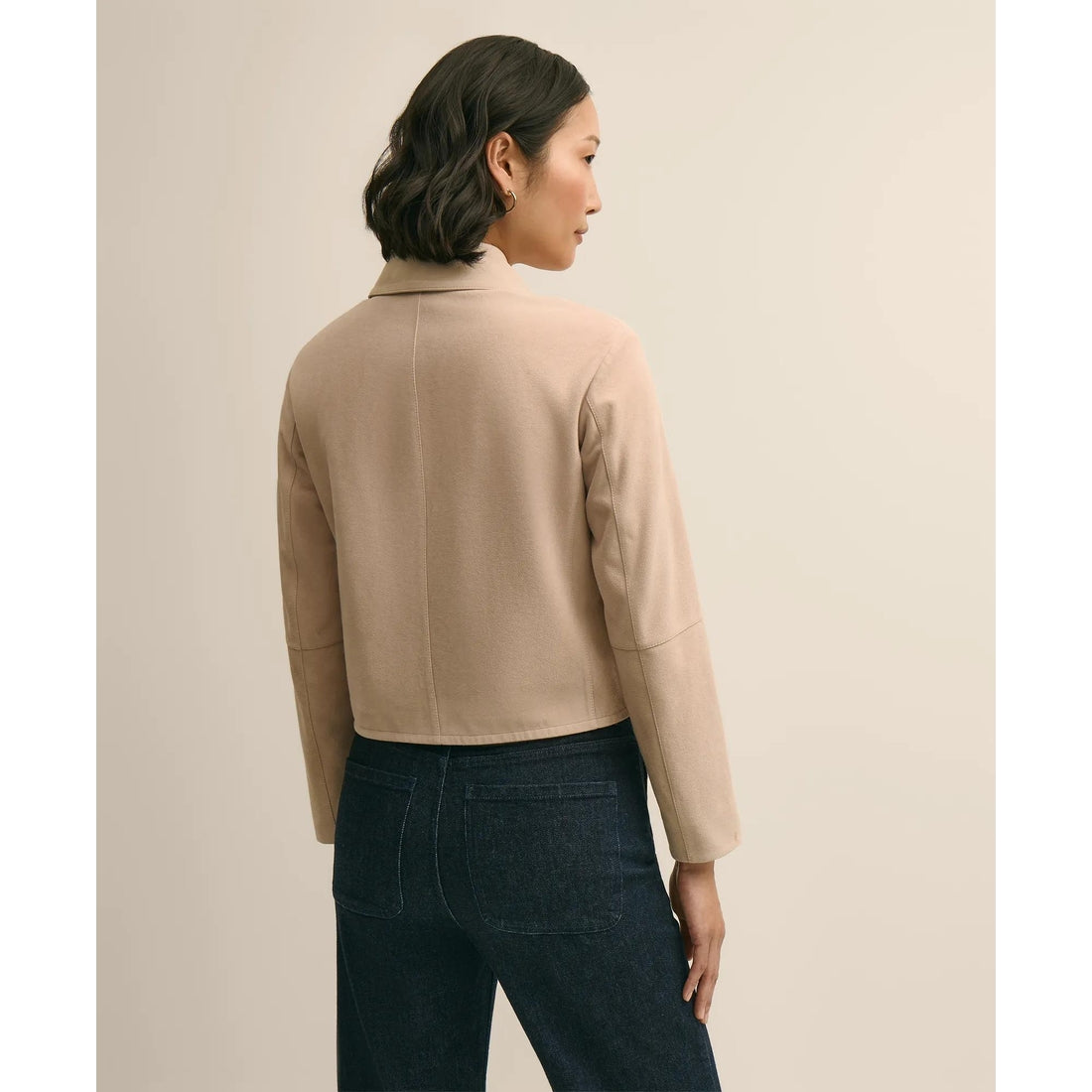 Suede Cropped Jacket