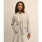 Viscose Melange Tweed Double-Breasted Jacket