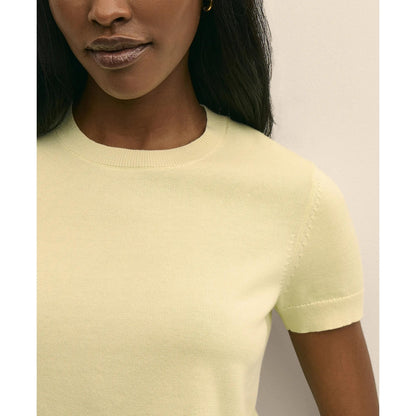 Supima Cotton Short-Sleeve Shell Sweater