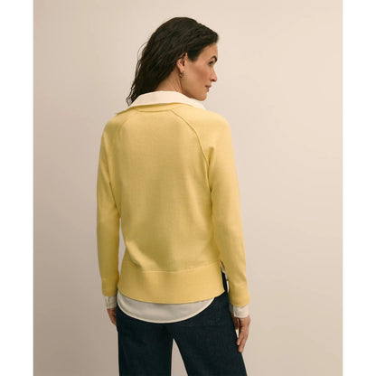 Supima Cotton Layered Sweater-Shirt