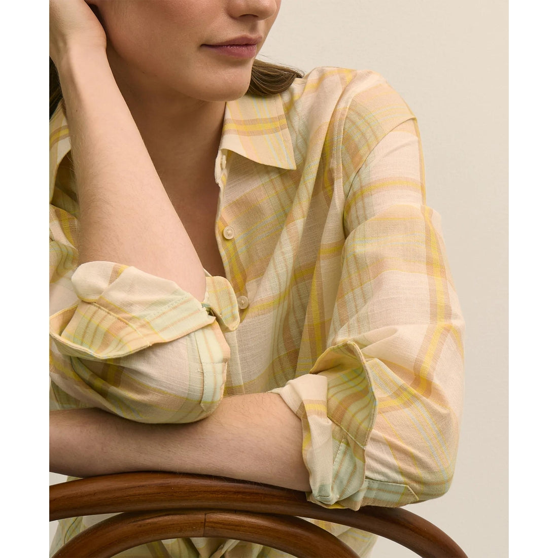 Relaxed Cotton Madras Shirt