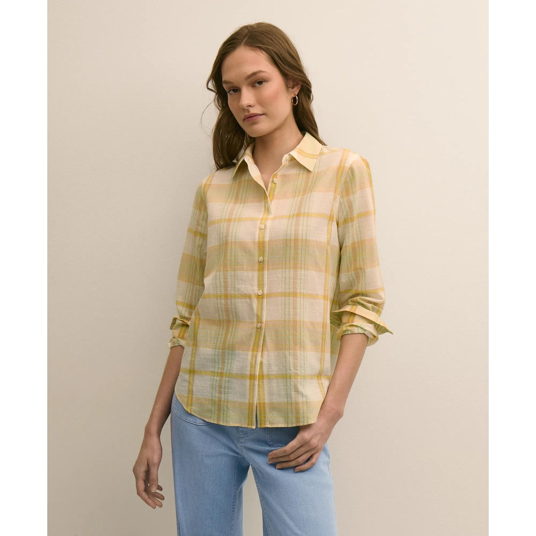 Relaxed Cotton Madras Shirt
