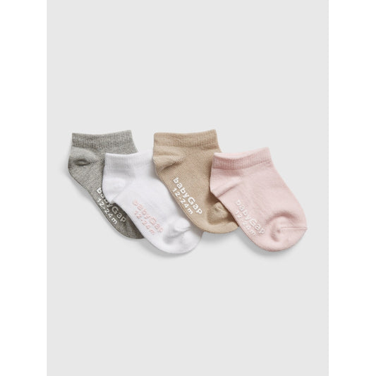 Toddler No Show Socks (4-Pack)