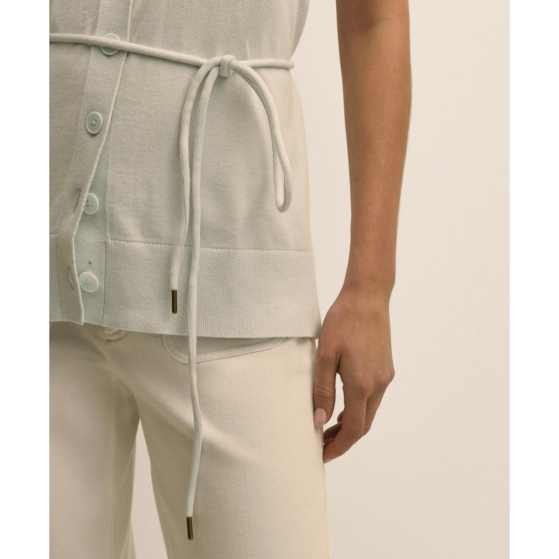Supima Cotton Relaxed Sweater Vest