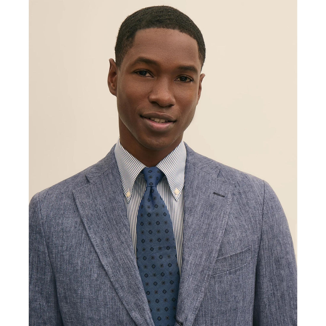 Classic Fit Linen Twill Suit Jacket