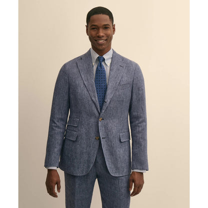 Classic Fit Linen Twill Suit Jacket