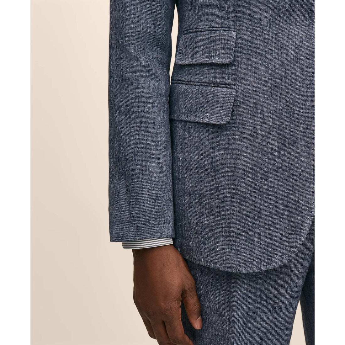 Classic Fit Linen Twill Suit Jacket