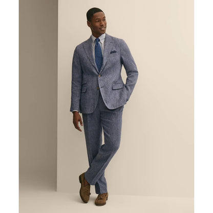 Classic Fit Linen Twill Suit Jacket
