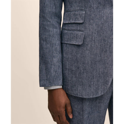 Classic Fit Linen Twill Suit Jacket