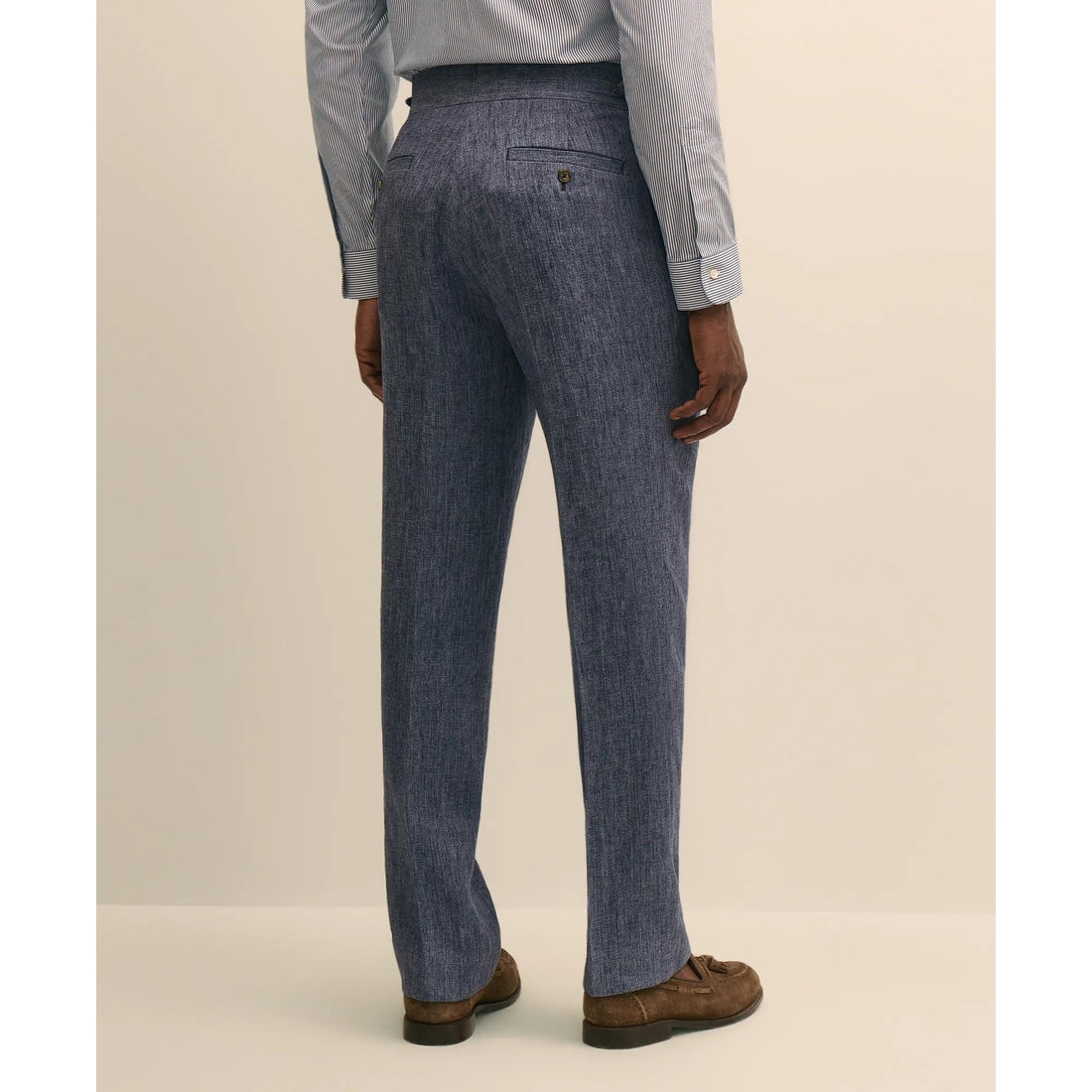Classic Fit Linen Twill Suit Pants
