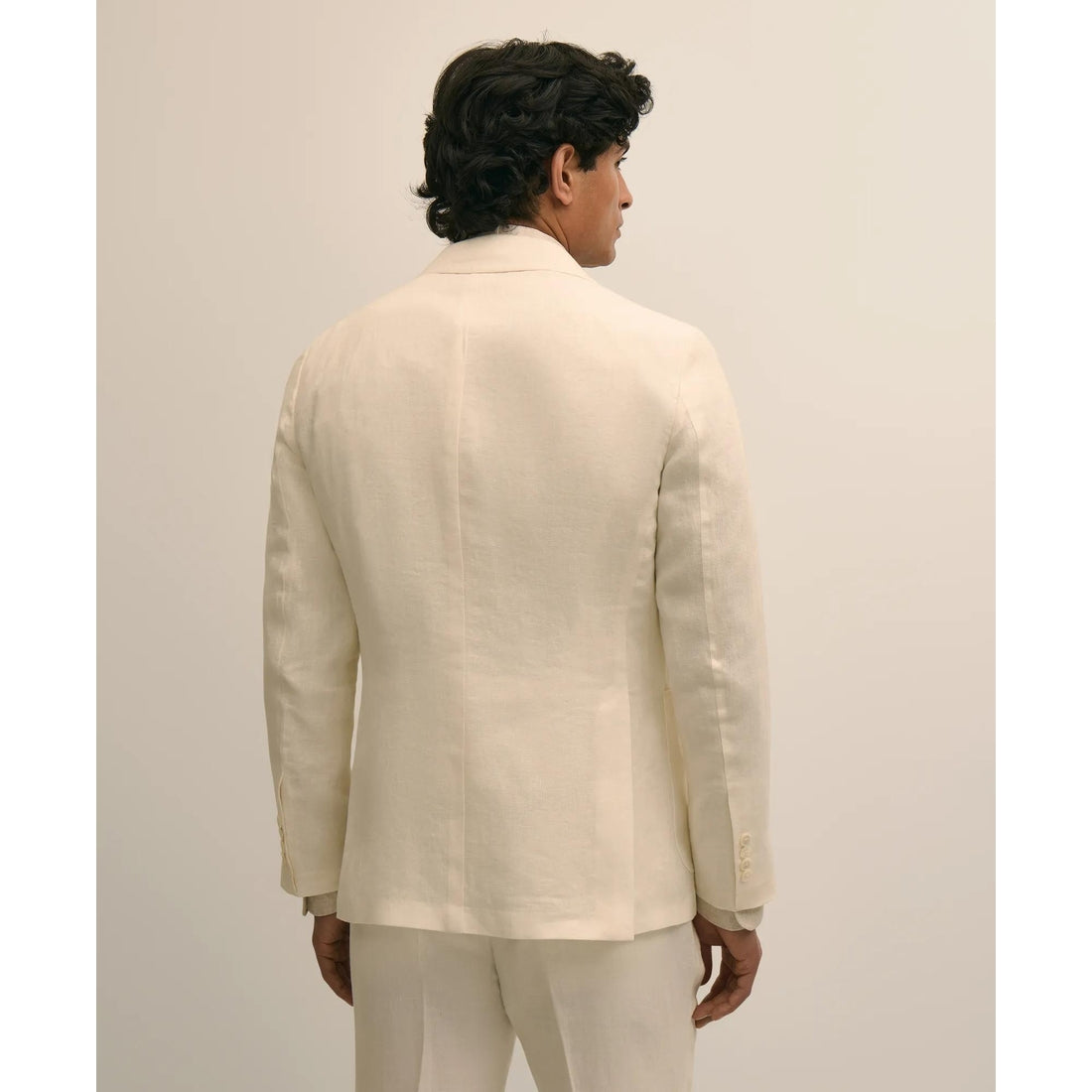Slim Fit Linen Suit Jacket