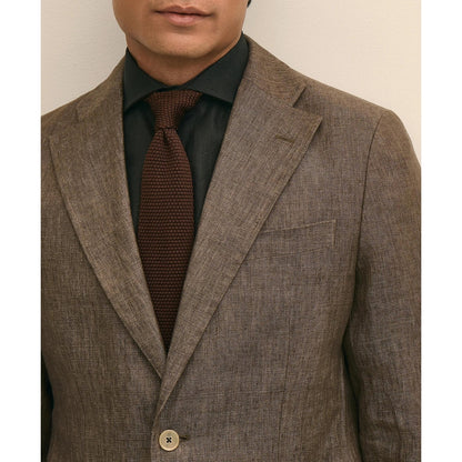 Slim Fit Linen Suit Jacket
