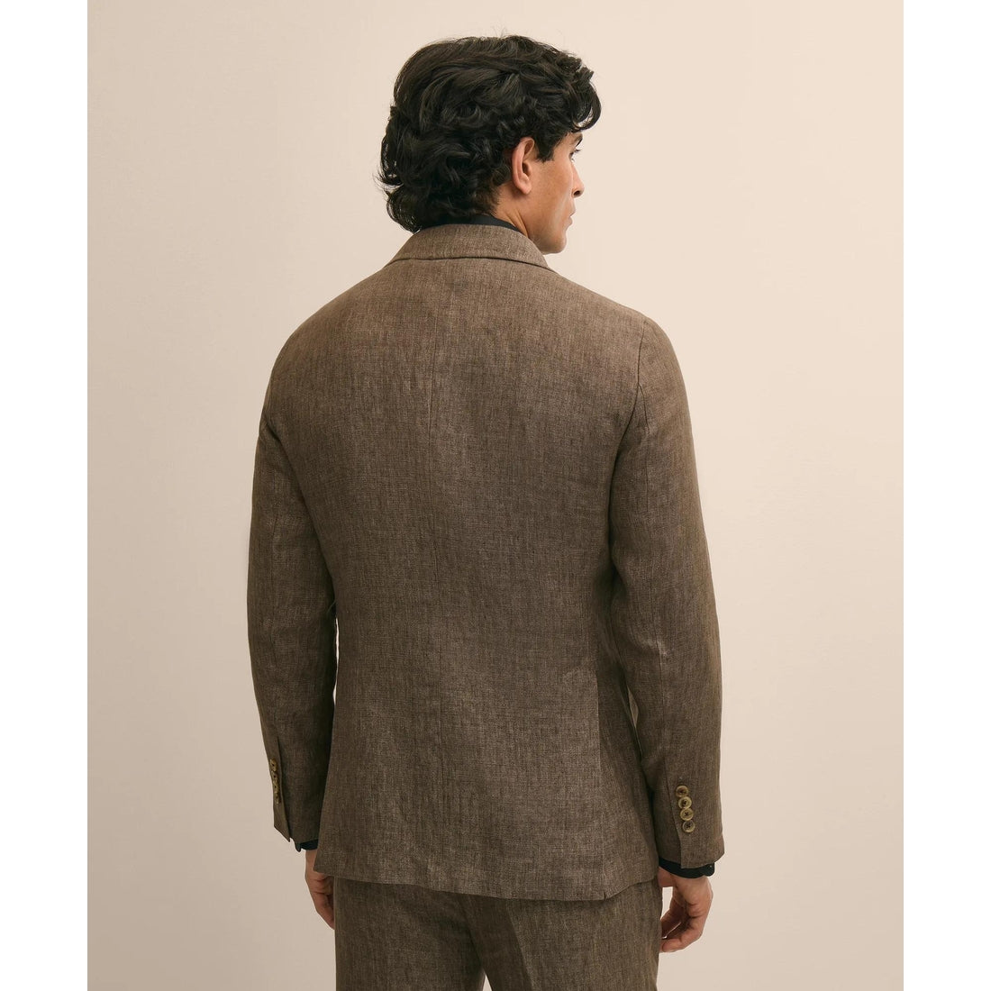 Slim Fit Linen Suit Jacket