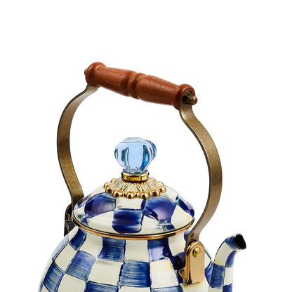 Mackenzie-Childs Royal Check 2-Qt. Tea Kettle