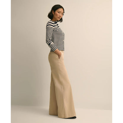 Supima Cotton Variegated Stripe Cardigan