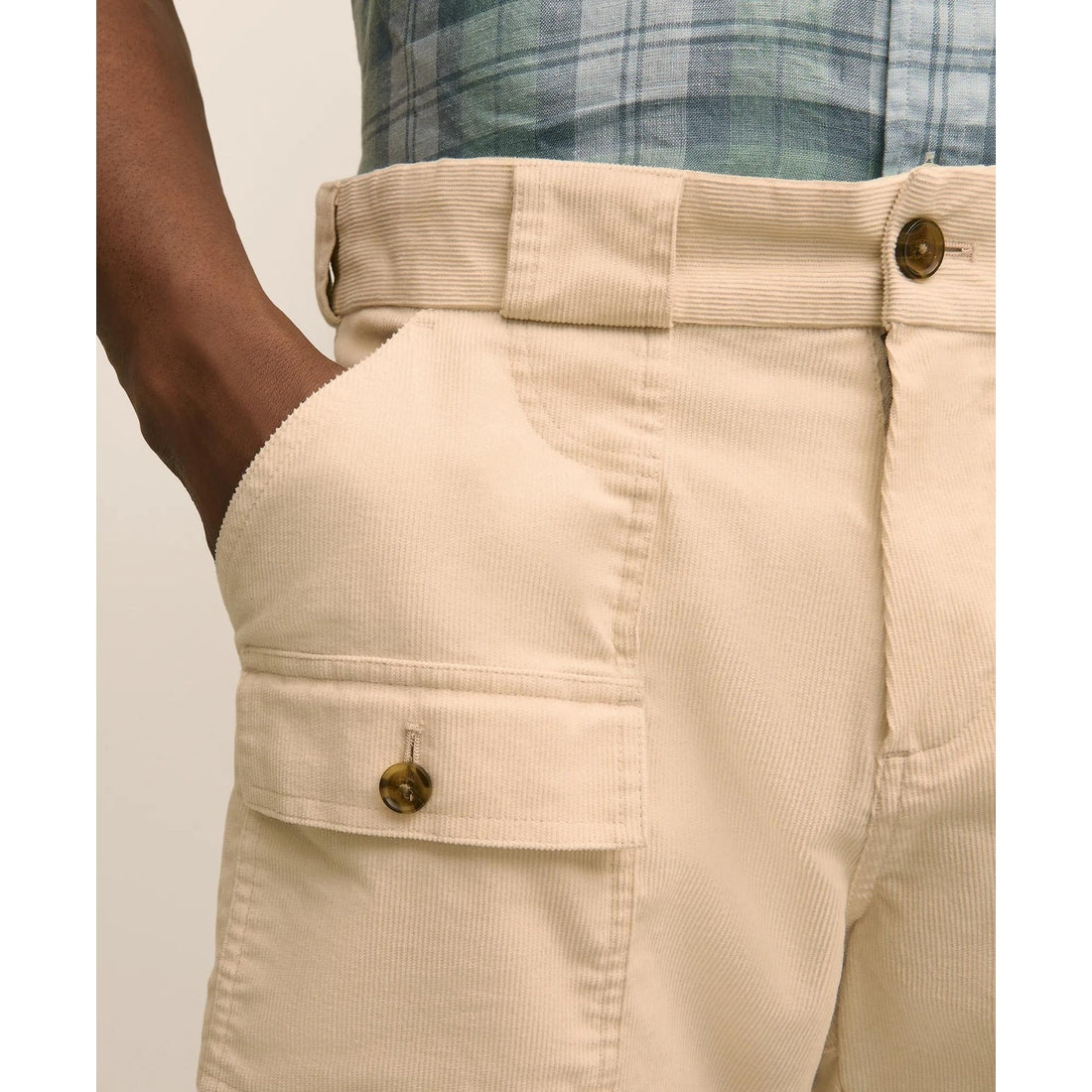 6.5" Cotton Corduroy Camp Shorts