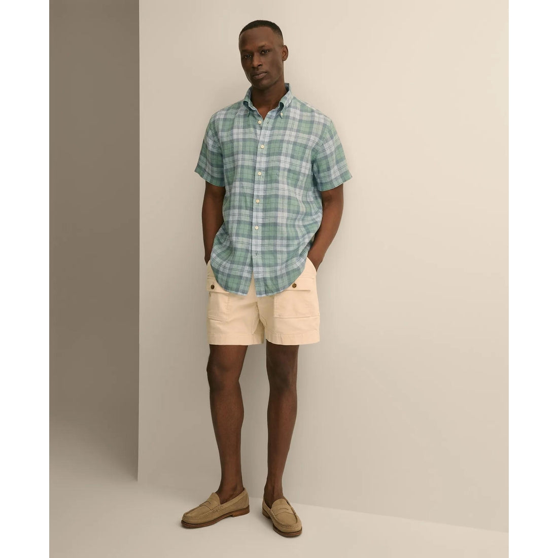 6.5" Cotton Corduroy Camp Shorts