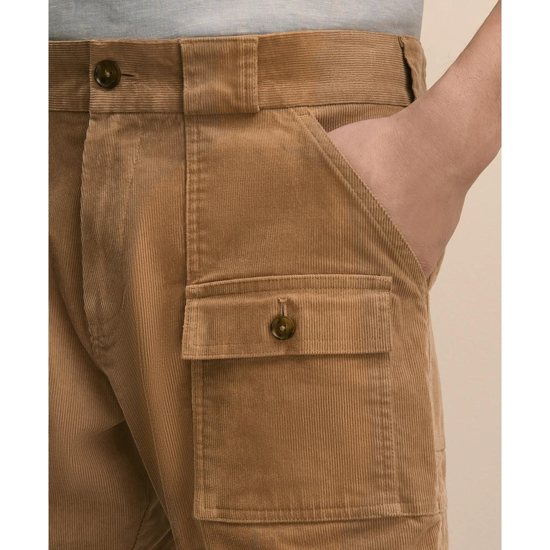 6.5" Cotton Corduroy Camp Shorts