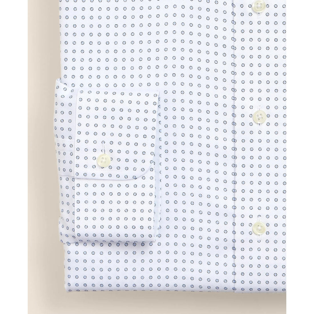 Brooks Brothers Explorer Collection Non-Iron Twill Ainsley Collar, Geo Dot Dress Shirt