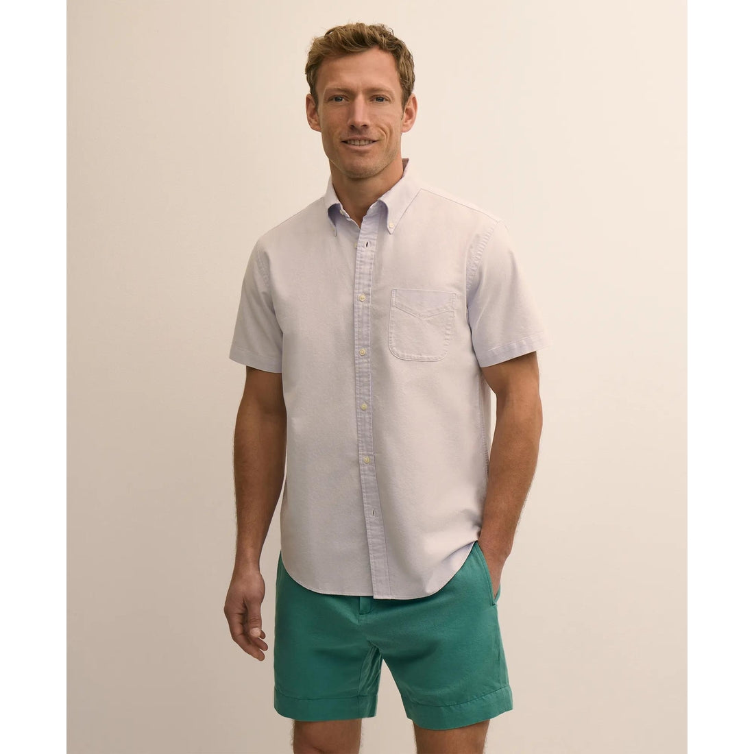 Friday Short-Sleeve Oxford Shirt