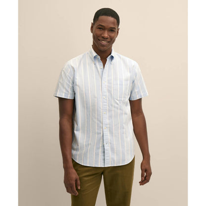 Friday Shirt, Short-Sleeve Oxford Stripe