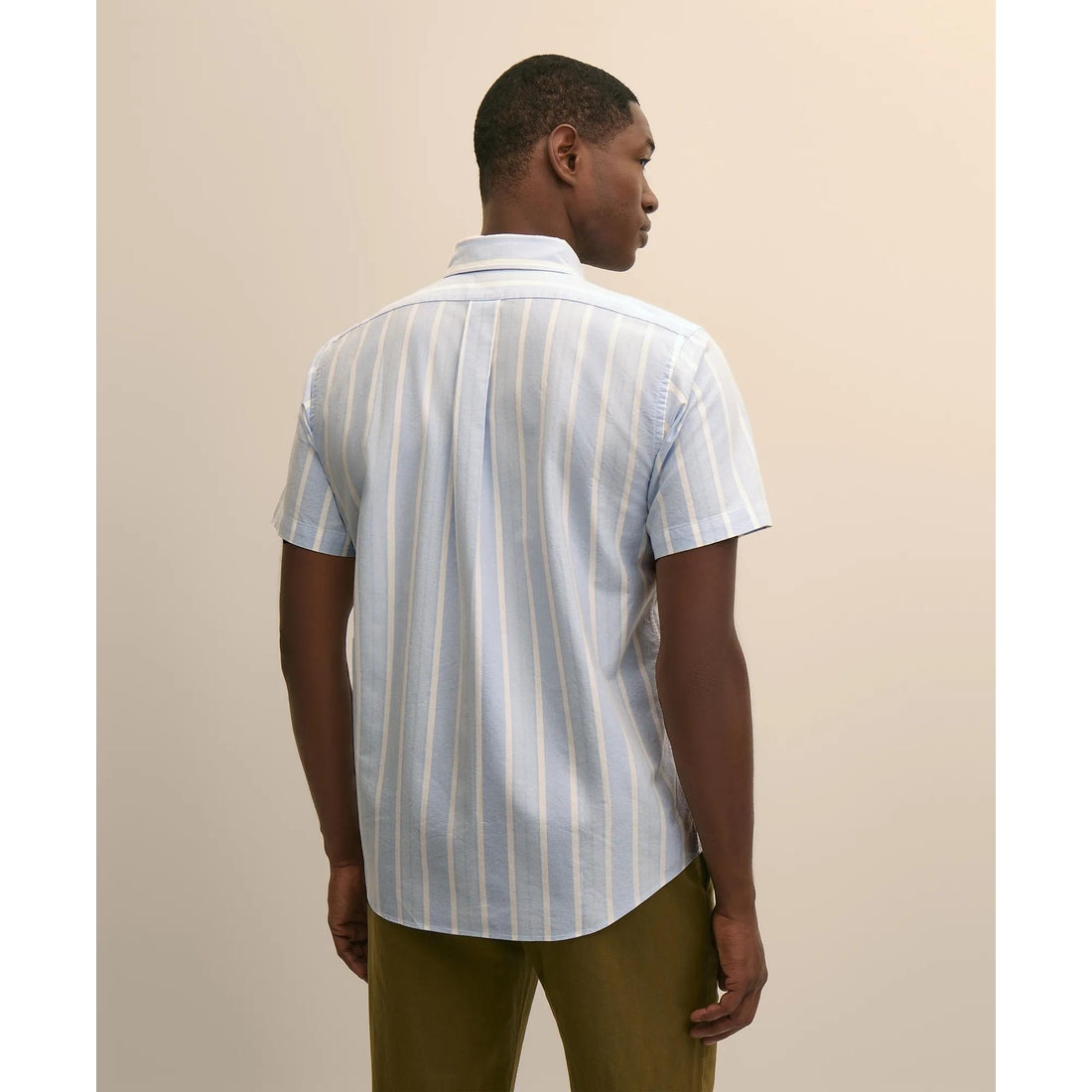 Friday Shirt, Short-Sleeve Oxford Stripe