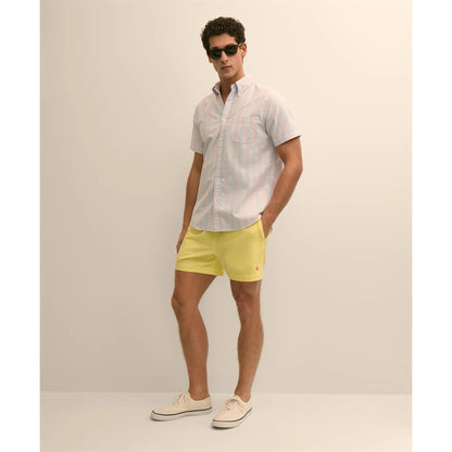 Friday Shirt, Short-Sleeve Oxford Stripe