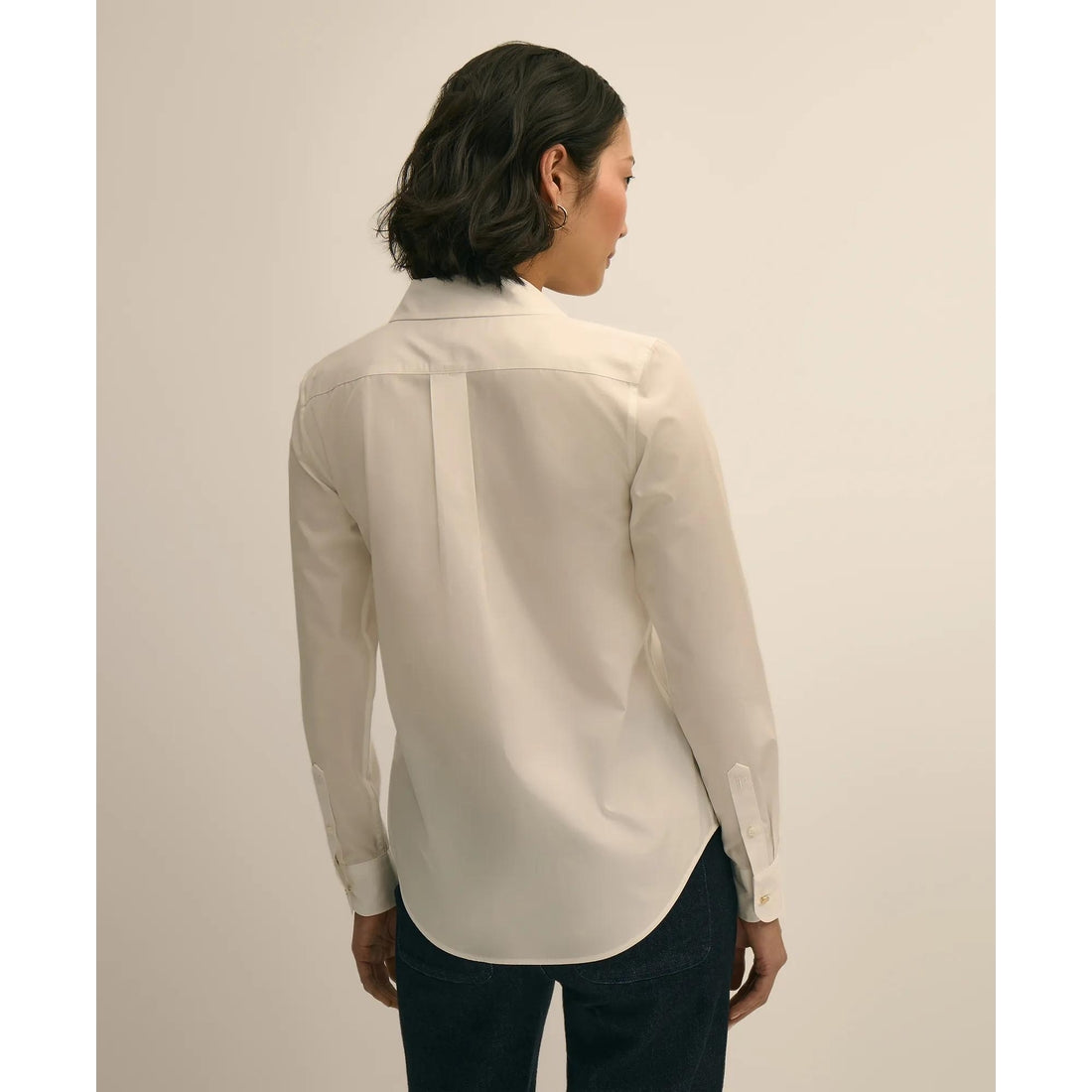 Supima Cotton Gold-Tone Button Shirt