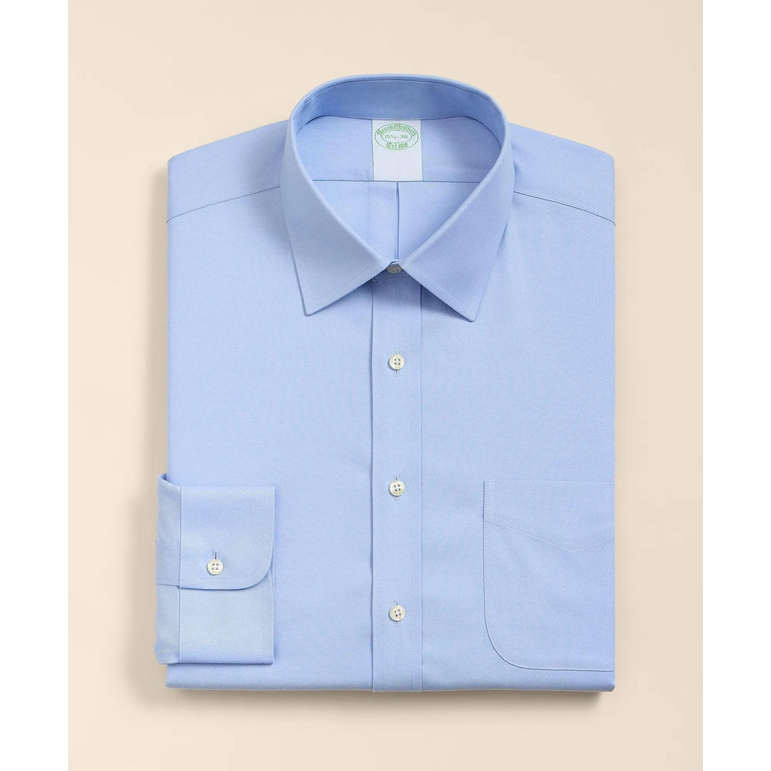 Brooks Brothers Explorer Collection Non-Iron Twill Ainsley Collar, Dress Shirt