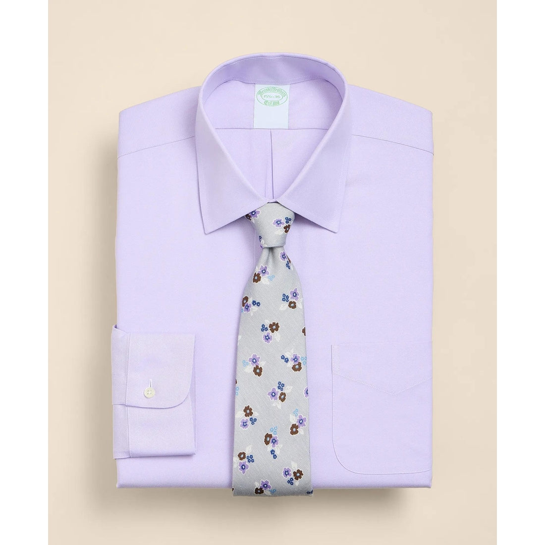 Brooks Brothers Explorer Collection Non-Iron Twill Ainsley Collar, Dress Shirt