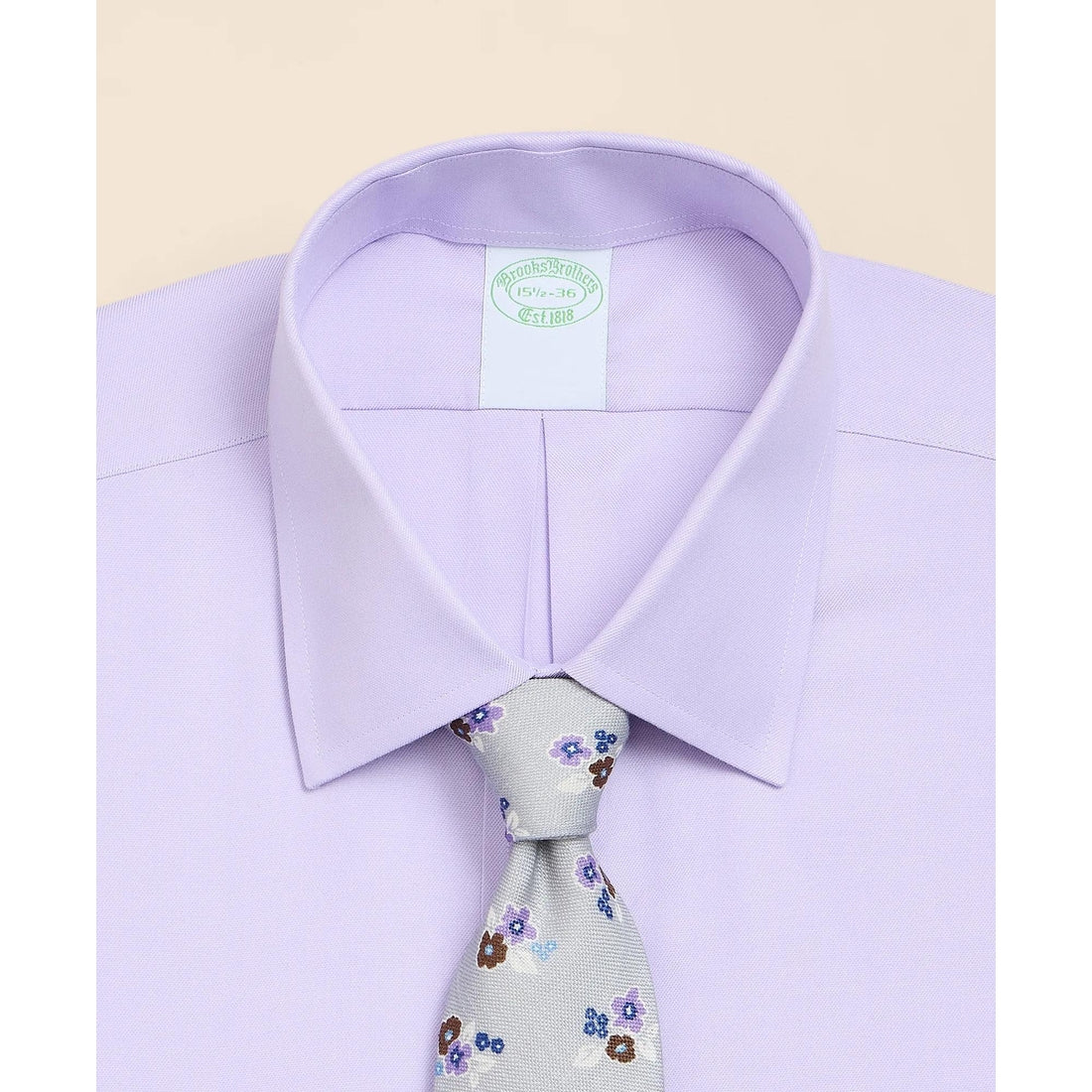 Brooks Brothers Explorer Collection Non-Iron Twill Ainsley Collar, Dress Shirt