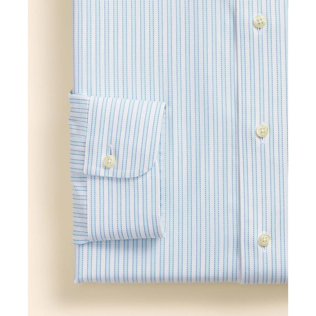 Stretch Supima Cotton Non-Iron Royal Oxford Ainsley Collar, Outline Stripe Dress Shirt