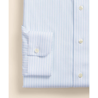 Stretch Supima Cotton Non-Iron Royal Oxford Ainsley Collar, Stripe Dress Shirt