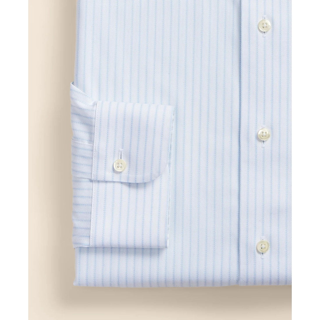 Stretch Supima Cotton Non-Iron Royal Oxford Ainsley Collar, Stripe Dress Shirt