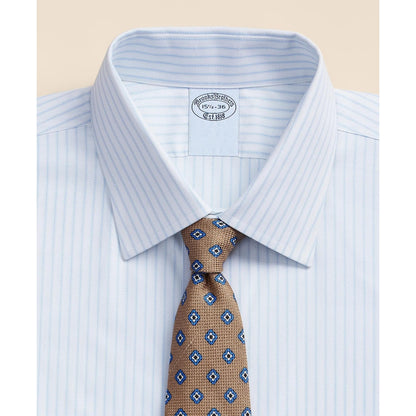 Stretch Supima Cotton Non-Iron Royal Oxford Ainsley Collar, Stripe Dress Shirt