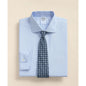 Stretch Supima Cotton Non-Iron Royal Oxford English Spread Collar, Stripe Dress Shirt