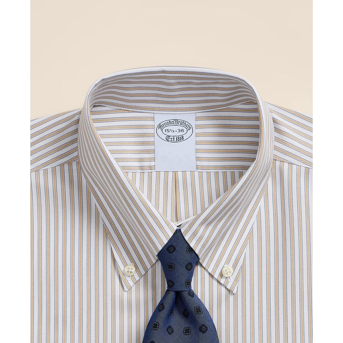 Cotton Non-Iron Oxford Button-Down Collar Dress Shirt