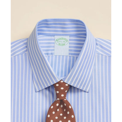Brooks Brothers Explorer Collection Non-Iron Twill Ainsley Collar, Bengal-Stripe Dress Shirt