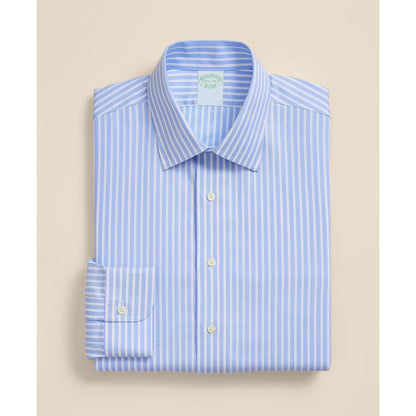 Brooks Brothers Explorer Collection Non-Iron Twill Ainsley Collar, Bengal-Stripe Dress Shirt