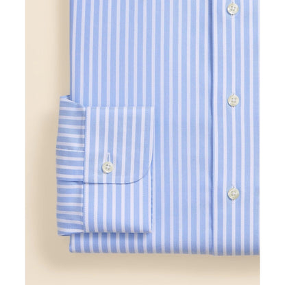 Brooks Brothers Explorer Collection Non-Iron Twill Ainsley Collar, Bengal-Stripe Dress Shirt