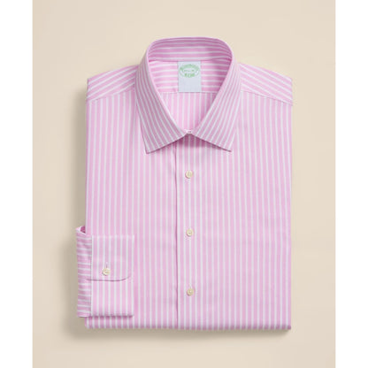 Brooks Brothers Explorer Collection Non-Iron Twill Ainsley Collar, Bengal-Stripe Collar Dress Shirt