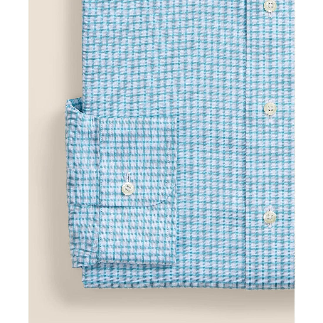 Brooks Brothers Explorer Collection Non-Iron Twill Ainsley Collar, Mini-Check Dress Shirt