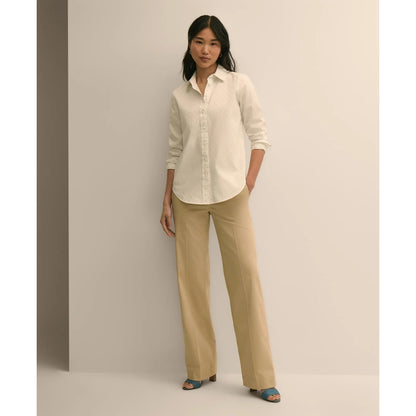 Cotton Jacquard Clip-Dot Shirt