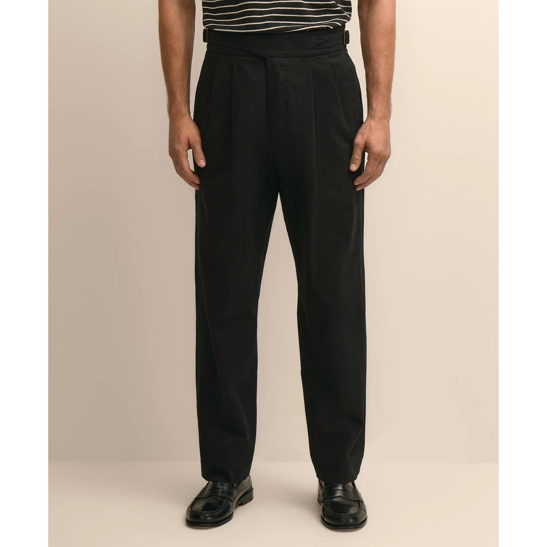 Cotton Herringbone Gurkha Pants
