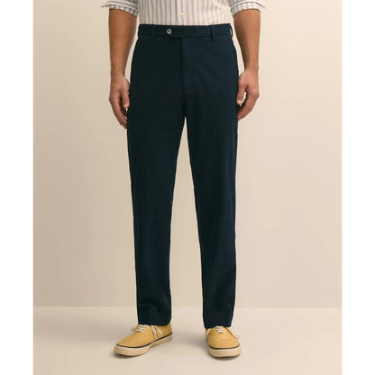 Washed Cotton Seersucker Pants