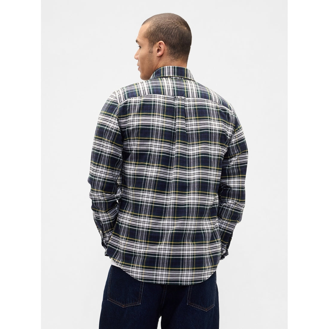 Men's Plaid Oxford Shirt