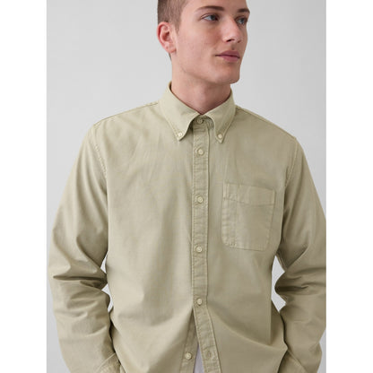 Men's Plaid Oxford Button-Down Shirt